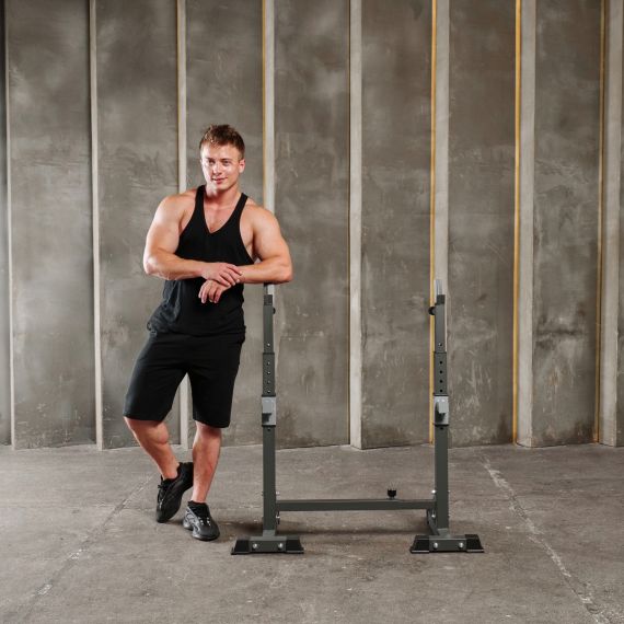 СТОЙКА ПОД ШТАНГУ С БРУСЬЯМИ DFC DS10