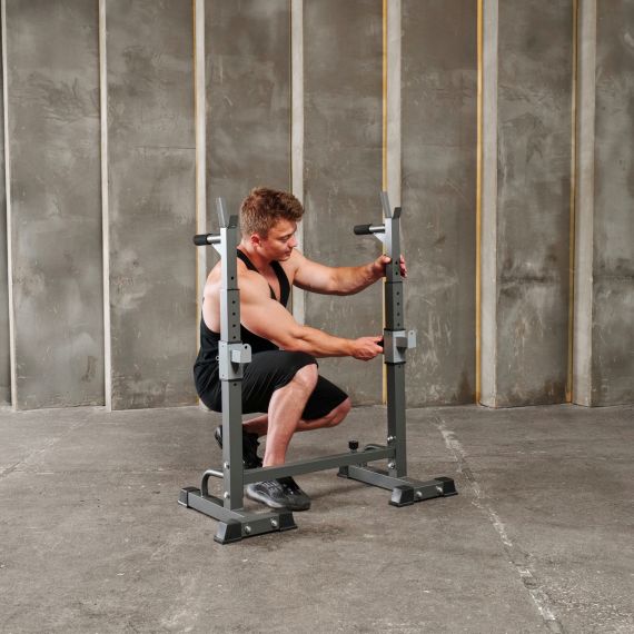 СТОЙКА ПОД ШТАНГУ С БРУСЬЯМИ DFC DS10