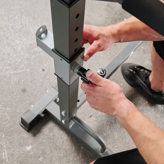 СТОЙКА ПОД ШТАНГУ С БРУСЬЯМИ DFC DS10