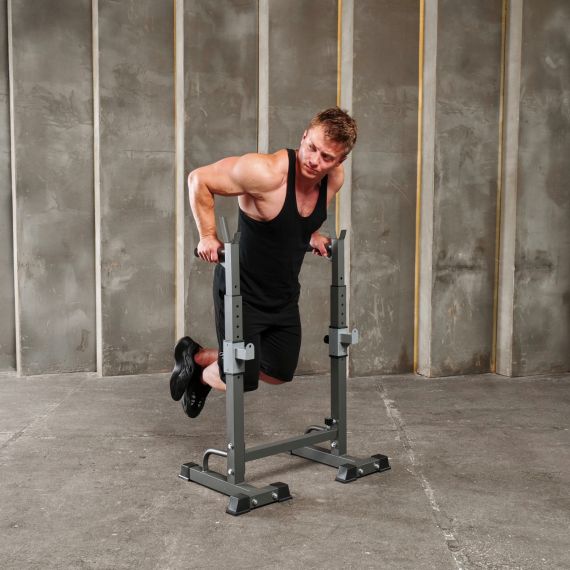 СТОЙКА ПОД ШТАНГУ С БРУСЬЯМИ DFC DS10