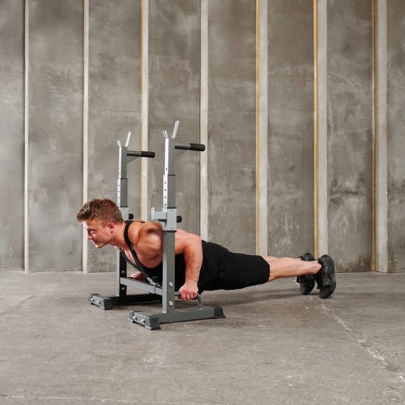 СТОЙКА ПОД ШТАНГУ С БРУСЬЯМИ DFC DS10