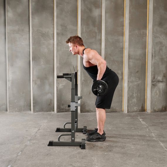 СТОЙКА ПОД ШТАНГУ С БРУСЬЯМИ DFC DS10