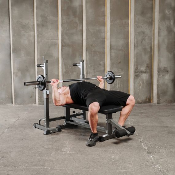 СТОЙКА ПОД ШТАНГУ С БРУСЬЯМИ DFC DS10