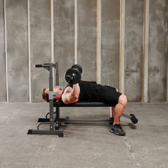 СТОЙКА ПОД ШТАНГУ С БРУСЬЯМИ DFC DS10