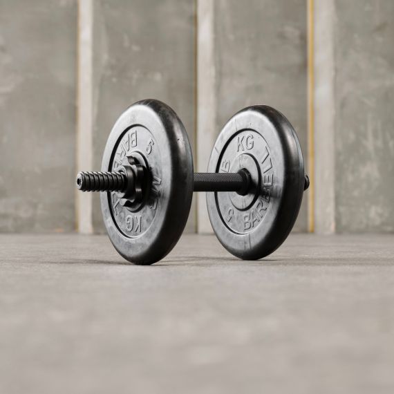 ГРИФ ГАНТЕЛЬНЫЙ (ПЛАСТИКОВЫЙ) CО СТАЛЬНЫМ СЕРДЕЧНИКОМ 350 ММ / ДИАМЕТР 26 ММ