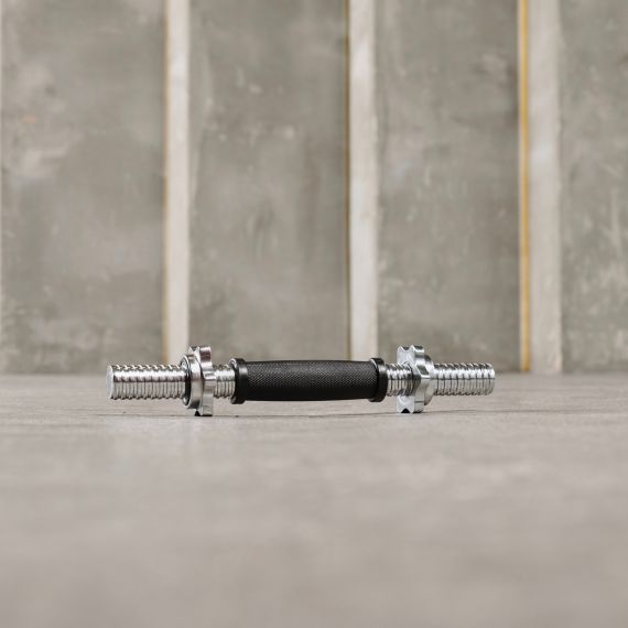 ГРИФ ГАНТЕЛЬНЫЙ С ОБРЕЗИНЕННОЙ РУЧКОЙ 350 ММ / ДИАМЕТР 30 ММ