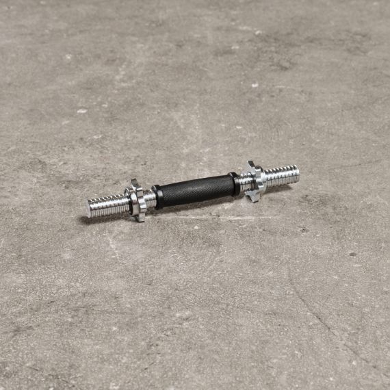 ГРИФ ГАНТЕЛЬНЫЙ С ОБРЕЗИНЕННОЙ РУЧКОЙ 350 ММ / ДИАМЕТР 30 ММ