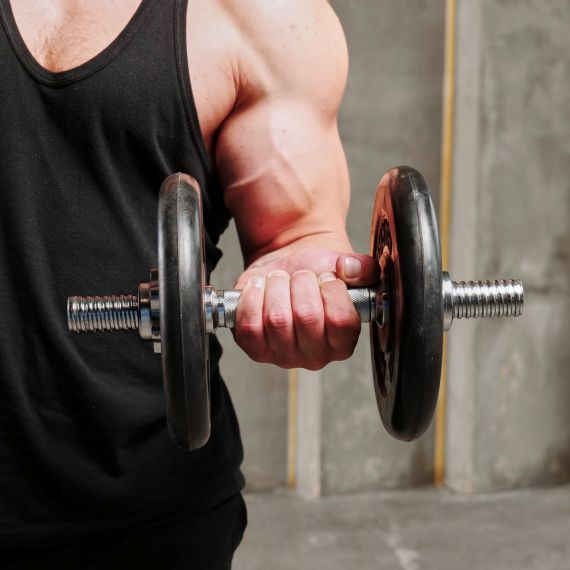 ГРИФ ГАНТЕЛЬНЫЙ (ХРОМИРОВАННЫЙ) 350 ММ / ДИАМЕТР 30 ММ