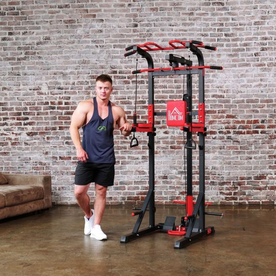 ТУРНИК-БРУСЬЯ, ТЯГА СВЕРХУ  DFC HOMEGYM HOMCOM