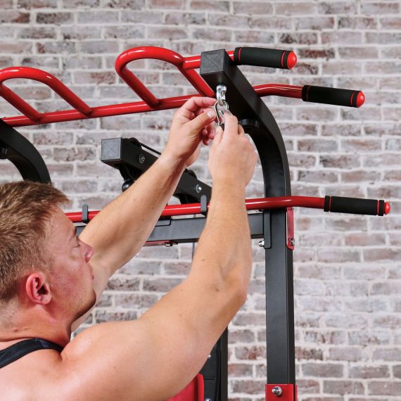 ТУРНИК-БРУСЬЯ, ТЯГА СВЕРХУ  DFC HOMEGYM HOMCOM