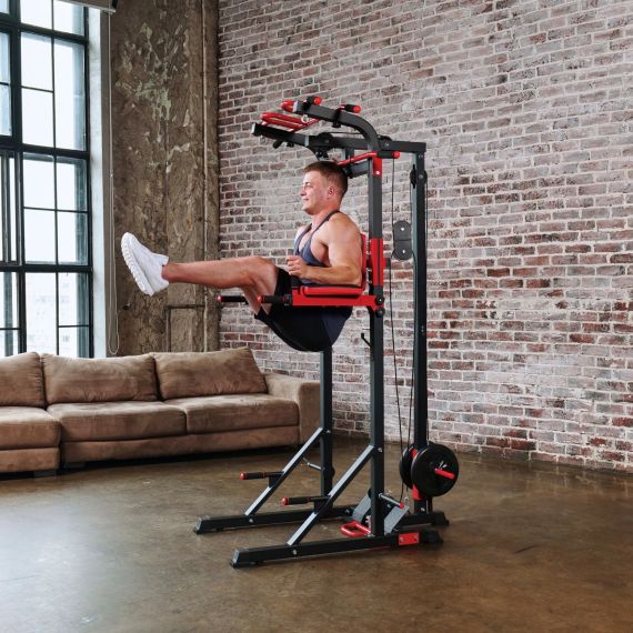 ТУРНИК-БРУСЬЯ, ТЯГА СВЕРХУ  DFC HOMEGYM HOMCOM