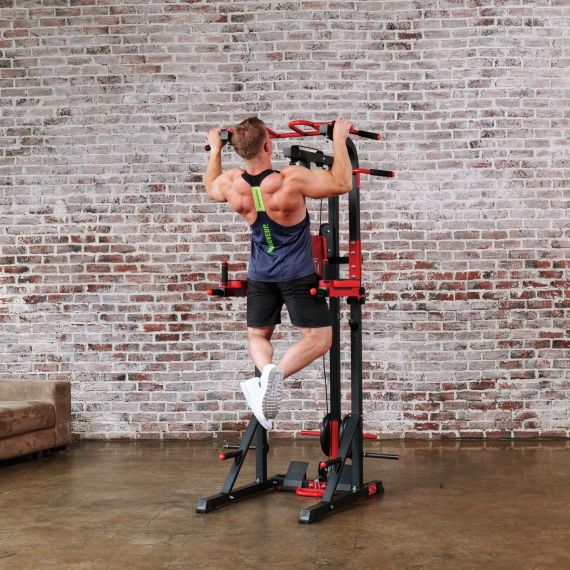 ТУРНИК-БРУСЬЯ, ТЯГА СВЕРХУ  DFC HOMEGYM HOMCOM