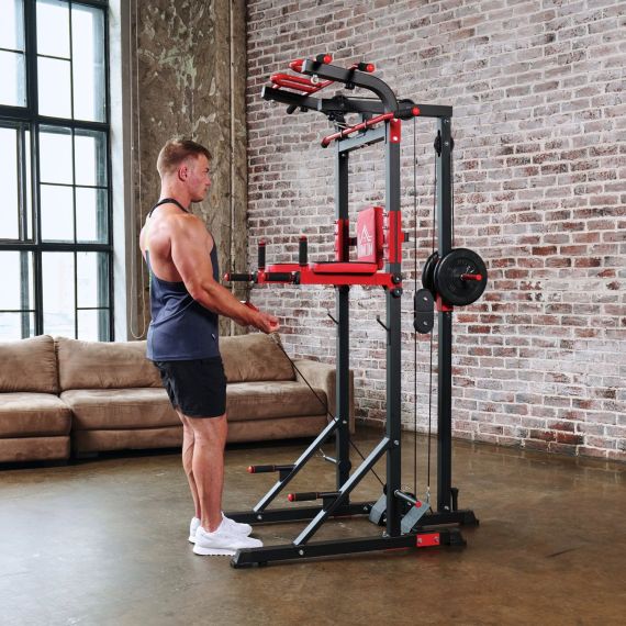 ТУРНИК-БРУСЬЯ, ТЯГА СВЕРХУ  DFC HOMEGYM HOMCOM