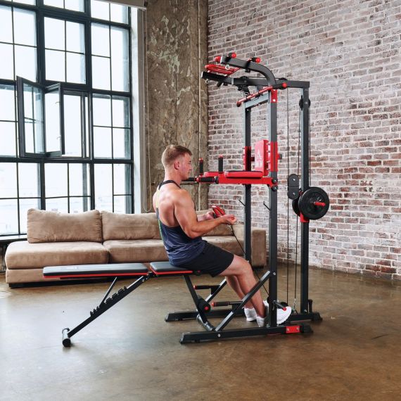 ТУРНИК-БРУСЬЯ, ТЯГА СВЕРХУ  DFC HOMEGYM HOMCOM