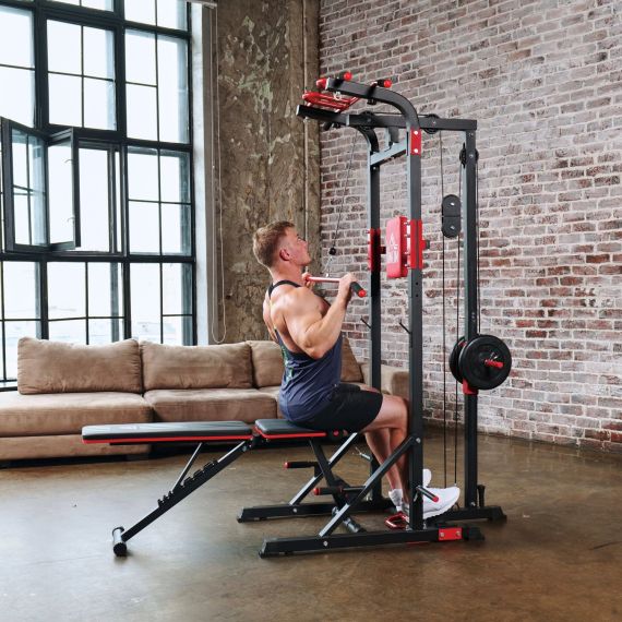 ТУРНИК-БРУСЬЯ, ТЯГА СВЕРХУ  DFC HOMEGYM HOMCOM