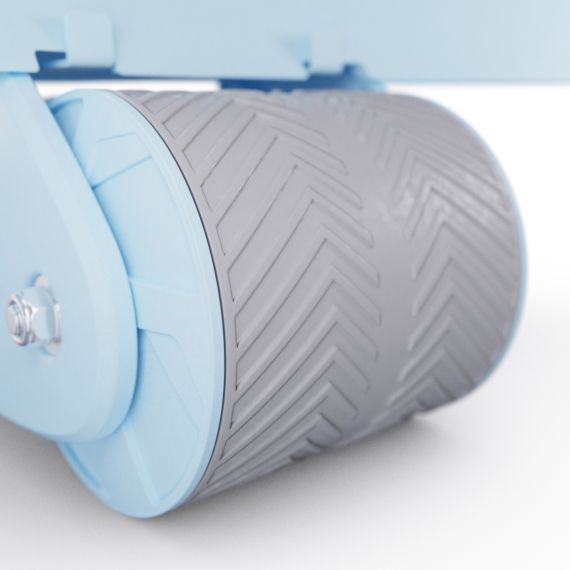 ТРЕНАЖЁР ДЛЯ ПРЕССА AB ROLLER SND ГОЛУБОЙ С КОВРИКОМ 34 Х 17 X 0.6 CМ