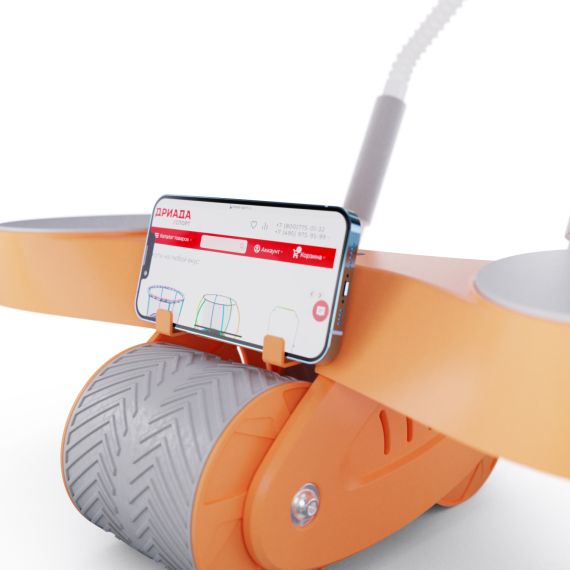 ТРЕНАЖЁР ДЛЯ ПРЕССА AB ROLLER SND ОРАНЖЕВЫЙ С КОВРИКОМ 45 Х 30 X 3.5 CМ