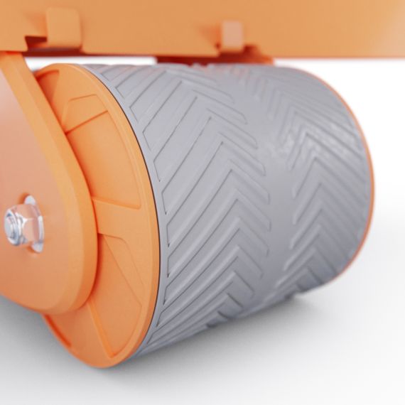 ТРЕНАЖЁР ДЛЯ ПРЕССА AB ROLLER SND ОРАНЖЕВЫЙ С КОВРИКОМ 34 Х 17 X 0.6 CМ