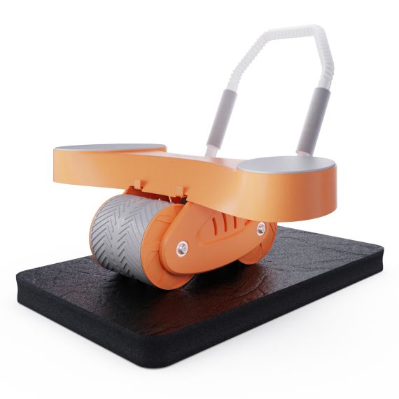 ТРЕНАЖЁР ДЛЯ ПРЕССА AB ROLLER SND ОРАНЖЕВЫЙ С КОВРИКОМ 45 Х 30 X 3.5 CМ