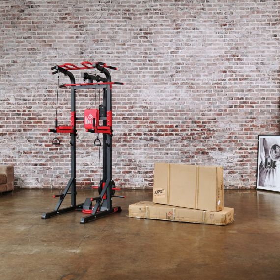 ТУРНИК-БРУСЬЯ, ТЯГА СВЕРХУ  DFC HOMEGYM HOMCOM