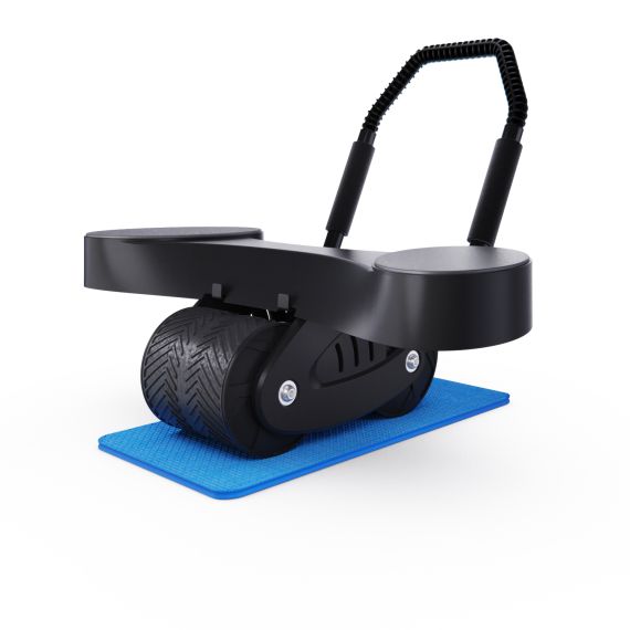 ТРЕНАЖЁР ДЛЯ ПРЕССА AB ROLLER SND ЧЁРНЫЙ С КОВРИКОМ 34 Х 17 X 0.6 CМ