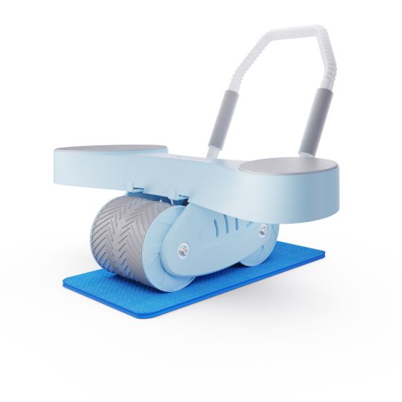 ТРЕНАЖЁР ДЛЯ ПРЕССА AB ROLLER SND ГОЛУБОЙ С КОВРИКОМ 34 Х 17 X 0.6 CМ