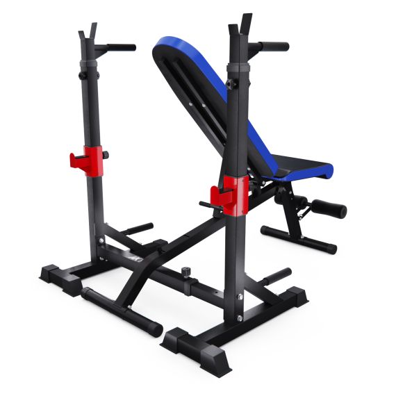 СКАМЬЯ ДЛЯ ЖИМА СО СТОЙКАМИ DFC PRO FITNESS