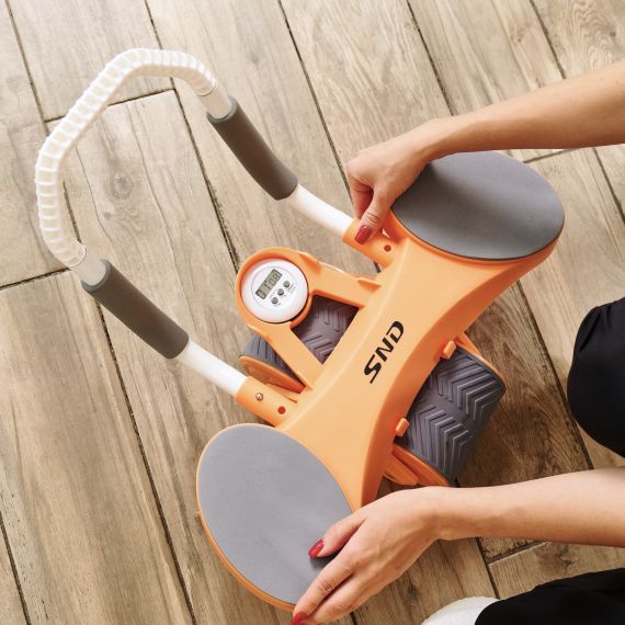 ТРЕНАЖЁР ДЛЯ ПРЕССА AB ROLLER SND ОРАНЖЕВЫЙ С КОВРИКОМ 45 Х 30 X 3.5 CМ