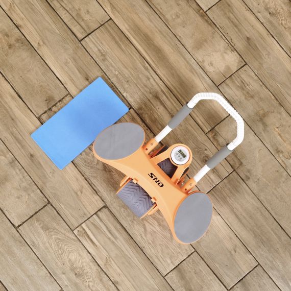 ТРЕНАЖЁР ДЛЯ ПРЕССА AB ROLLER SND ОРАНЖЕВЫЙ С КОВРИКОМ 34 Х 17 X 0.6 CМ