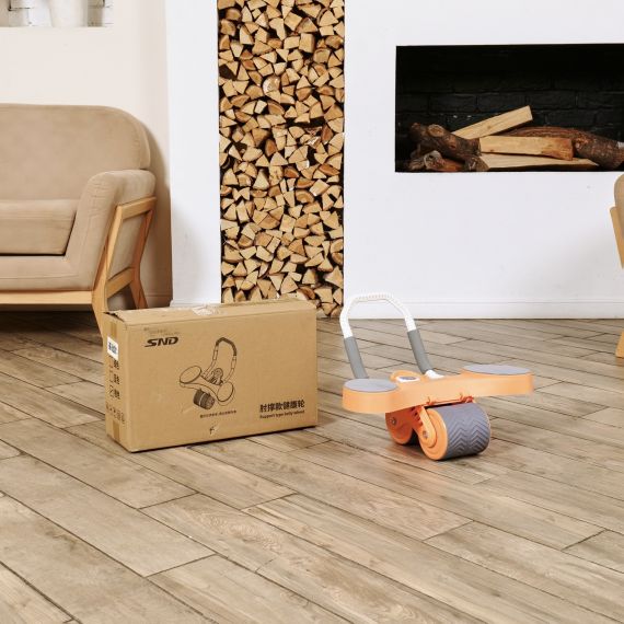 ТРЕНАЖЁР ДЛЯ ПРЕССА AB ROLLER SND ОРАНЖЕВЫЙ С КОВРИКОМ 34 Х 17 X 0.6 CМ