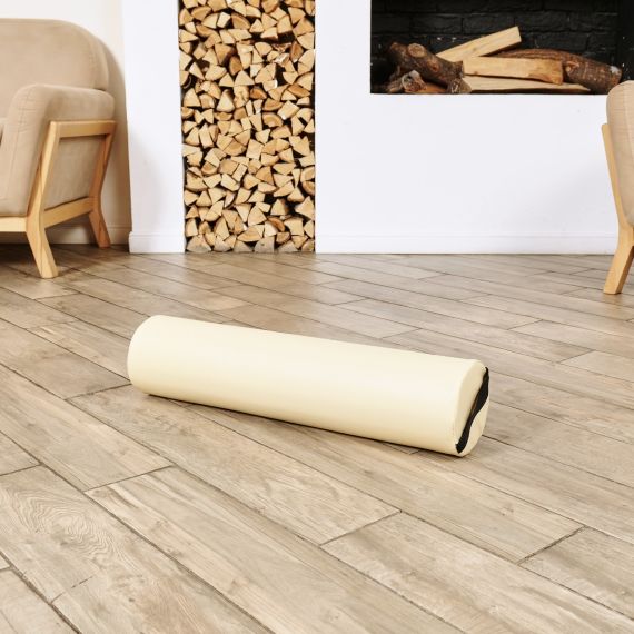 ВАЛИК ДЛЯ МАССАЖА КРУГЛЫЙ, БЕЖЕВЫЙ