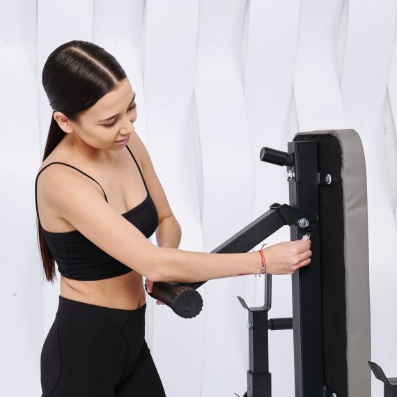 СКАМЬЯ СО СТОЙКАМИ ПОД ШТАНГУ DFC D6453L