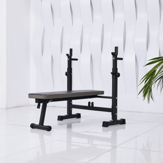 СКАМЬЯ СО СТОЙКАМИ ПОД ШТАНГУ DFC D6453L