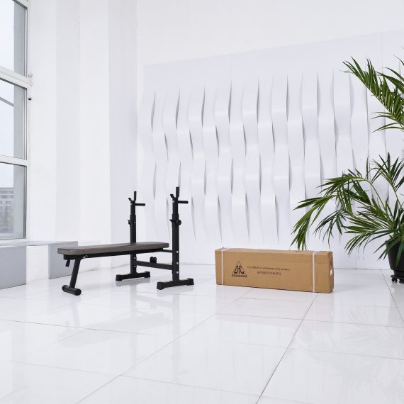 СКАМЬЯ СО СТОЙКАМИ ПОД ШТАНГУ DFC D6453L