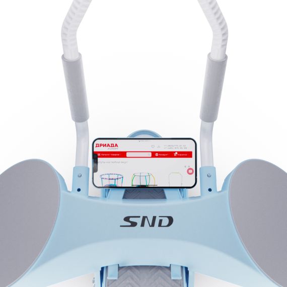 ТРЕНАЖЁР ДЛЯ ПРЕССА AB ROLLER SND ГОЛУБОЙ С КОВРИКОМ 34 Х 17 X 0.6 CМ