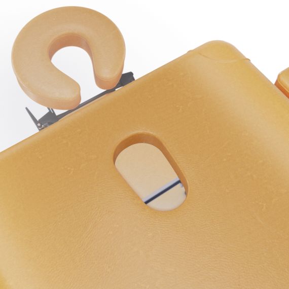 МАССАЖНЫЙ СТОЛ DFC NIRVANA ELEGANT, 186 X 70 СМ, ГОРЧИЧНЫЙ