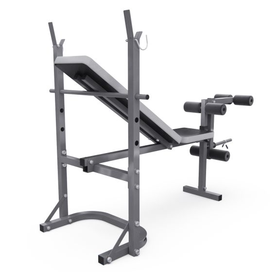 СКАМЬЯ СО СТОЙКАМИ ПОД ШТАНГУ DFC D701