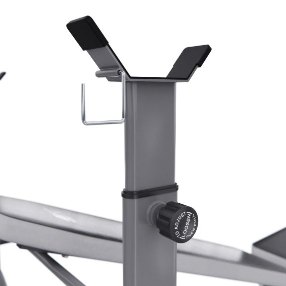 СКАМЬЯ СО СТОЙКАМИ ПОД ШТАНГУ DFC D702 PRO ШИРОКИЙ ХВАТ