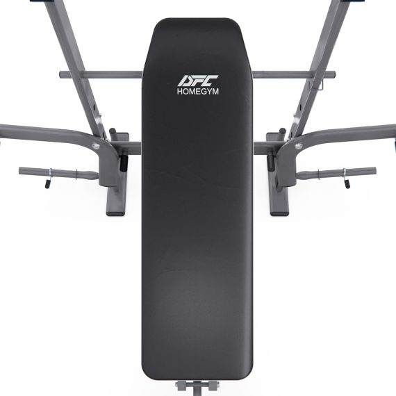 СКАМЬЯ СО СТОЙКАМИ ПОД ШТАНГУ DFC D703 PRO С ПАРТОЙ ДЛЯ БИЦЕПСА