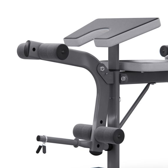 СКАМЬЯ СО СТОЙКАМИ ПОД ШТАНГУ DFC D703 PRO С ПАРТОЙ ДЛЯ БИЦЕПСА