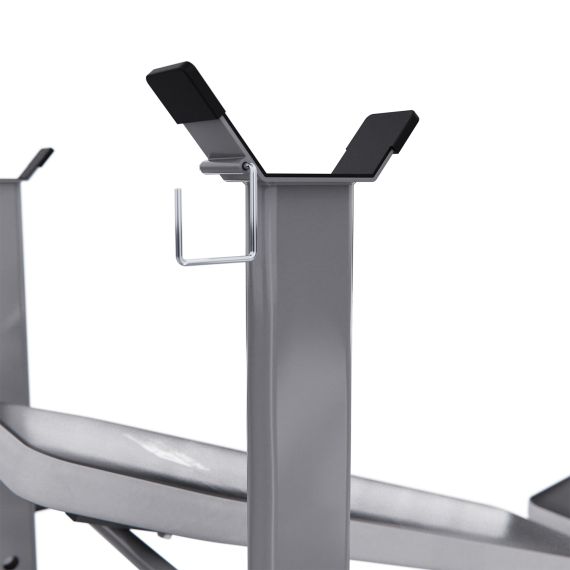 СКАМЬЯ СО СТОЙКАМИ ПОД ШТАНГУ DFC D703 PRO С ПАРТОЙ ДЛЯ БИЦЕПСА