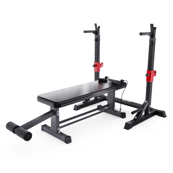 ПРЯМАЯ СКАМЬЯ СО СТОЙКАМИ ПОД ШТАНГУ DFC AKYEN