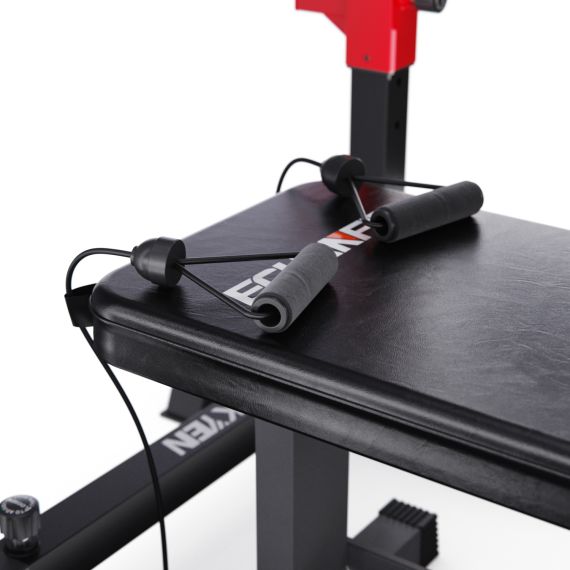 ПРЯМАЯ СКАМЬЯ СО СТОЙКАМИ ПОД ШТАНГУ DFC AKYEN