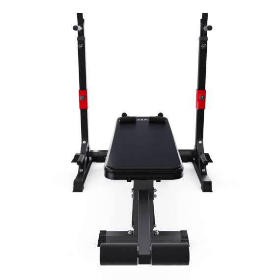 ПРЯМАЯ СКАМЬЯ СО СТОЙКАМИ ПОД ШТАНГУ DFC AKYEN