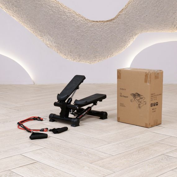 СТЕППЕР DFC CURSOR ЧЁРНЫЙ С ЭСПАНДЕРАМИ