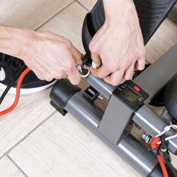 СТЕППЕР DFC CURSOR СЕРЫЙ С ЭСПАНДЕРАМИ