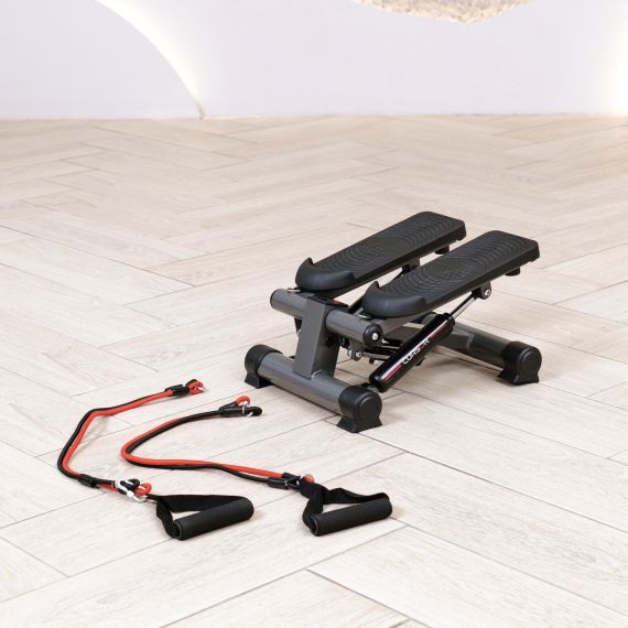 СТЕППЕР DFC CURSOR СЕРЫЙ С ЭСПАНДЕРАМИ