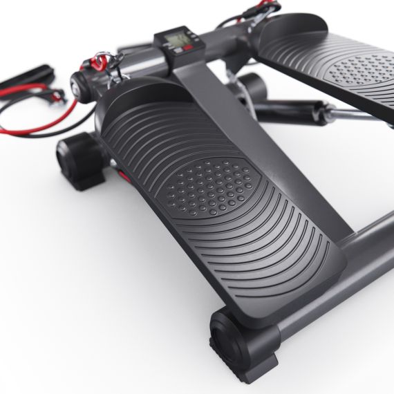 СТЕППЕР DFC CURSOR СЕРЫЙ С ЭСПАНДЕРАМИ