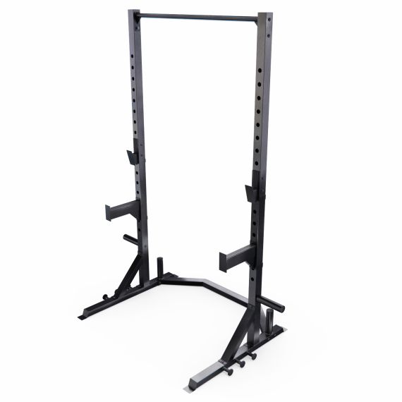 СИЛОВАЯ СТОЙКА ДЛЯ ПРИСЕДАНИЙ СО ШТАНГОЙ DFC CAP , ЧЕРНАЯ