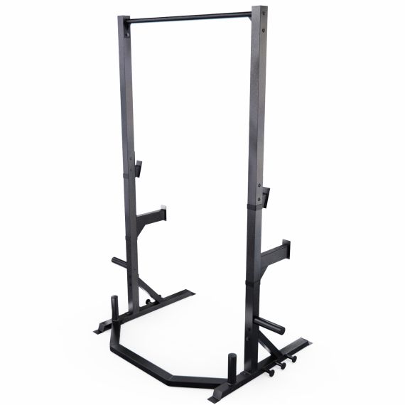 СИЛОВАЯ СТОЙКА ДЛЯ ПРИСЕДАНИЙ СО ШТАНГОЙ DFC CAP , ЧЕРНАЯ